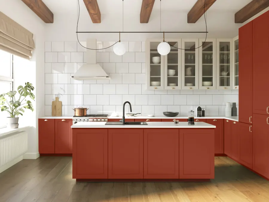 Интерьер в цвете Cedar Grove DE5152 Dunn-Edwards