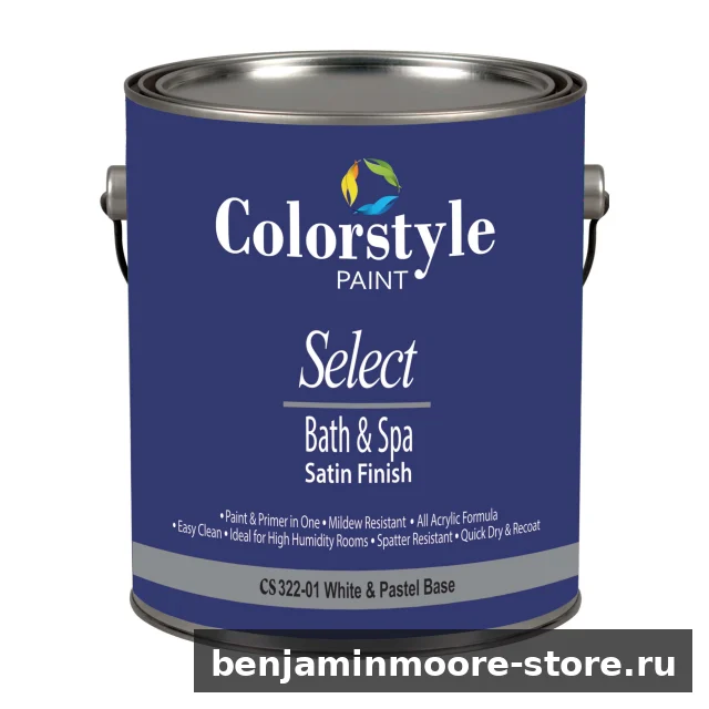 Краска Colorstyle Select Bath and Spa Satin CS 322