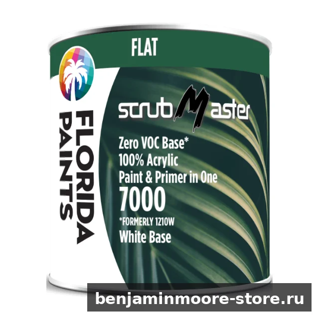 Краска-грунт Florida Paints ScrubMaster Zero VOC 7000