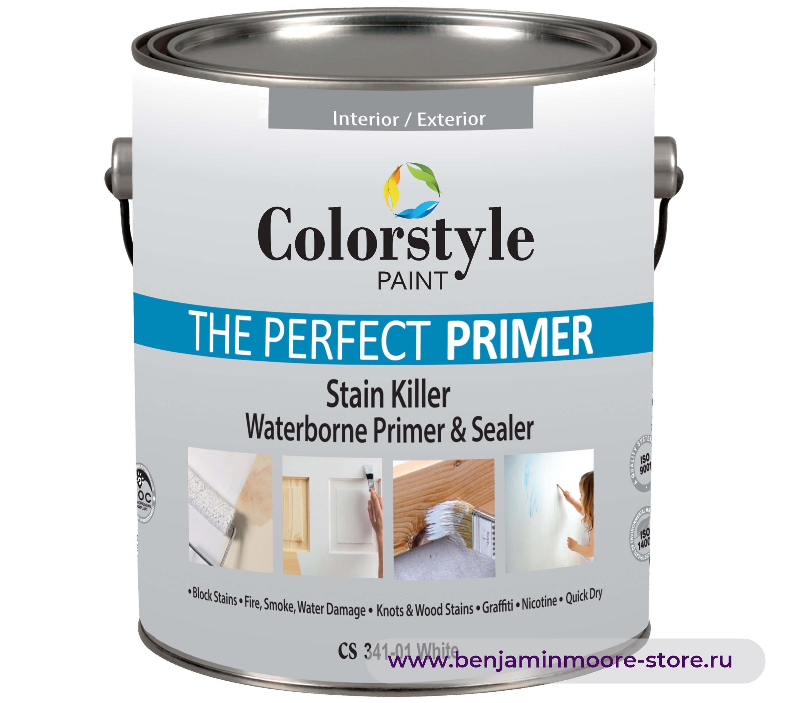 Colorstyle CS 341 The Perfect Primer Stain Killer грунт для внутренних работ — фото | www.benjaminmoore-store.ru