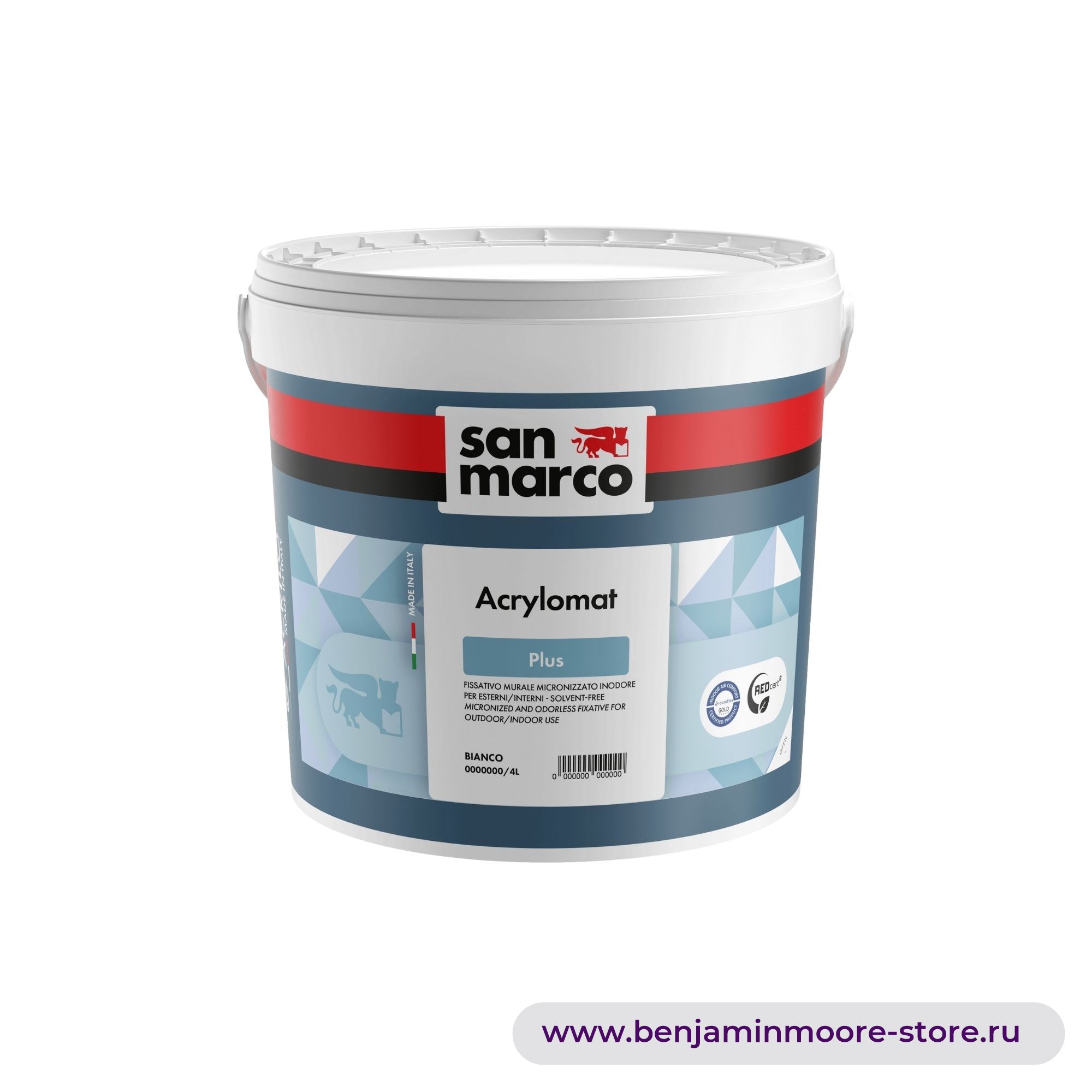 San Marco Acrylomat Plus акриловая краска с матовым эффектом - высокая заполняющая способность - без лос — фото | www.benjaminmoore-store.ru