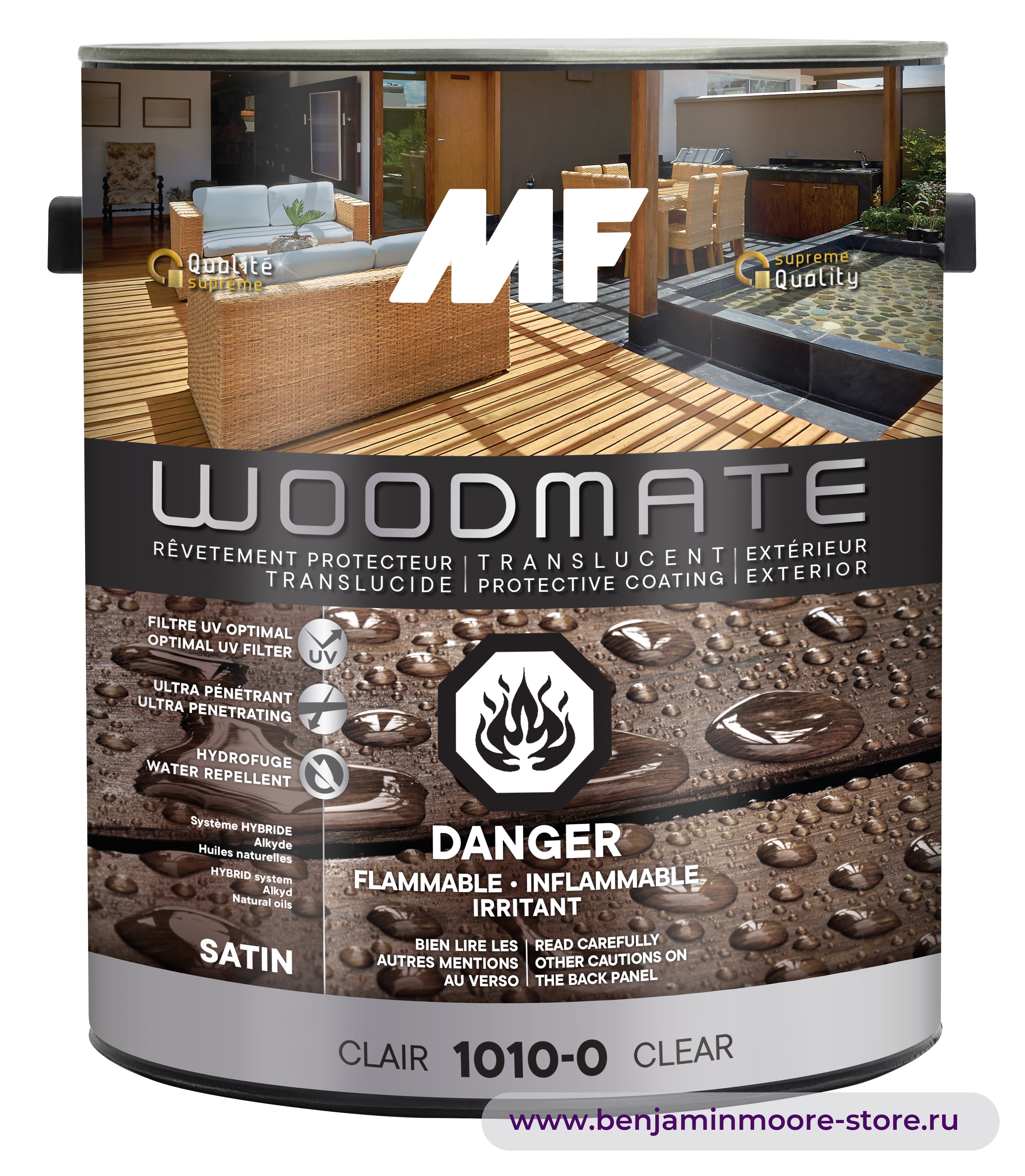MF Paints Woodmate 1010 пропитка для наружных работ — фото | www.benjaminmoore-store.ru