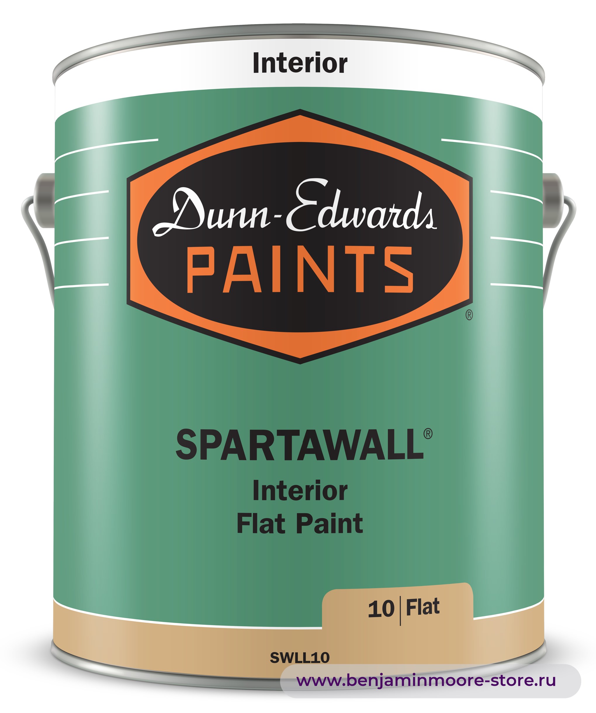 Dunn-Edwards SPARTAWALL® Flat SWLL10 глубокоматовая краска для внутренних работ — фото | www.benjaminmoore-store.ru