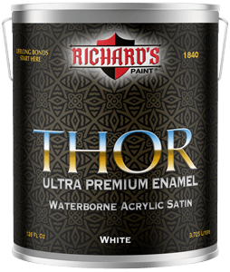 Эмаль Richards Thor 1840 Satin акриловая эмаль премиум-класса — фото | www.benjaminmoore-store.ru