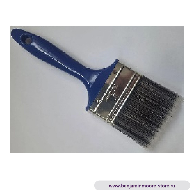 Кисть с синтетической щетиной 100х57х16 мм Selectra — фото | www.benjaminmoore-store.ru