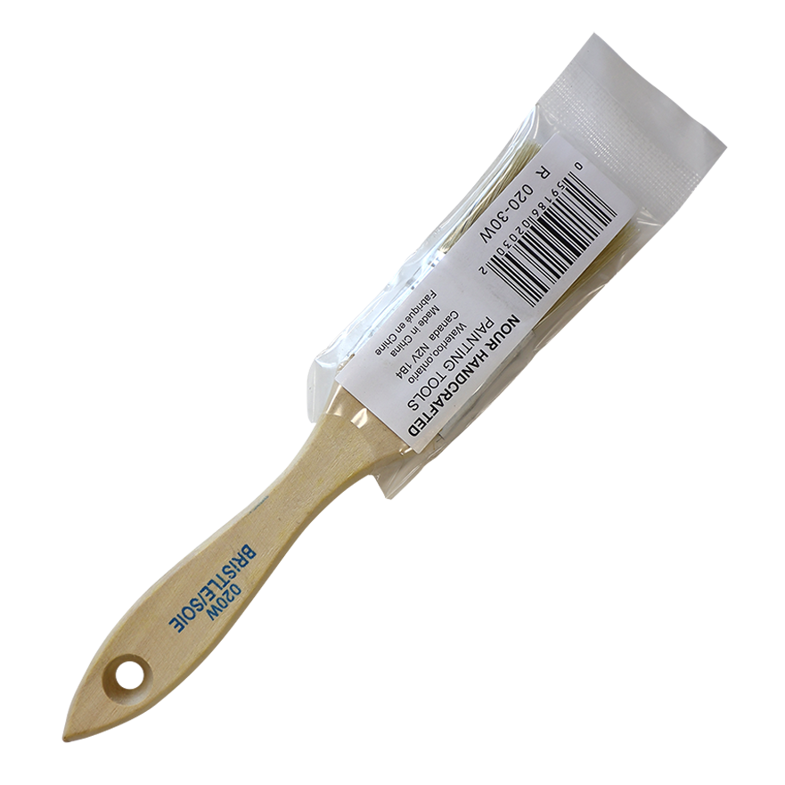 Малярная кисть Nour R020-30W натуральная щетина, 30 мм, ворс 35 мм — фото | www.benjaminmoore-store.ru