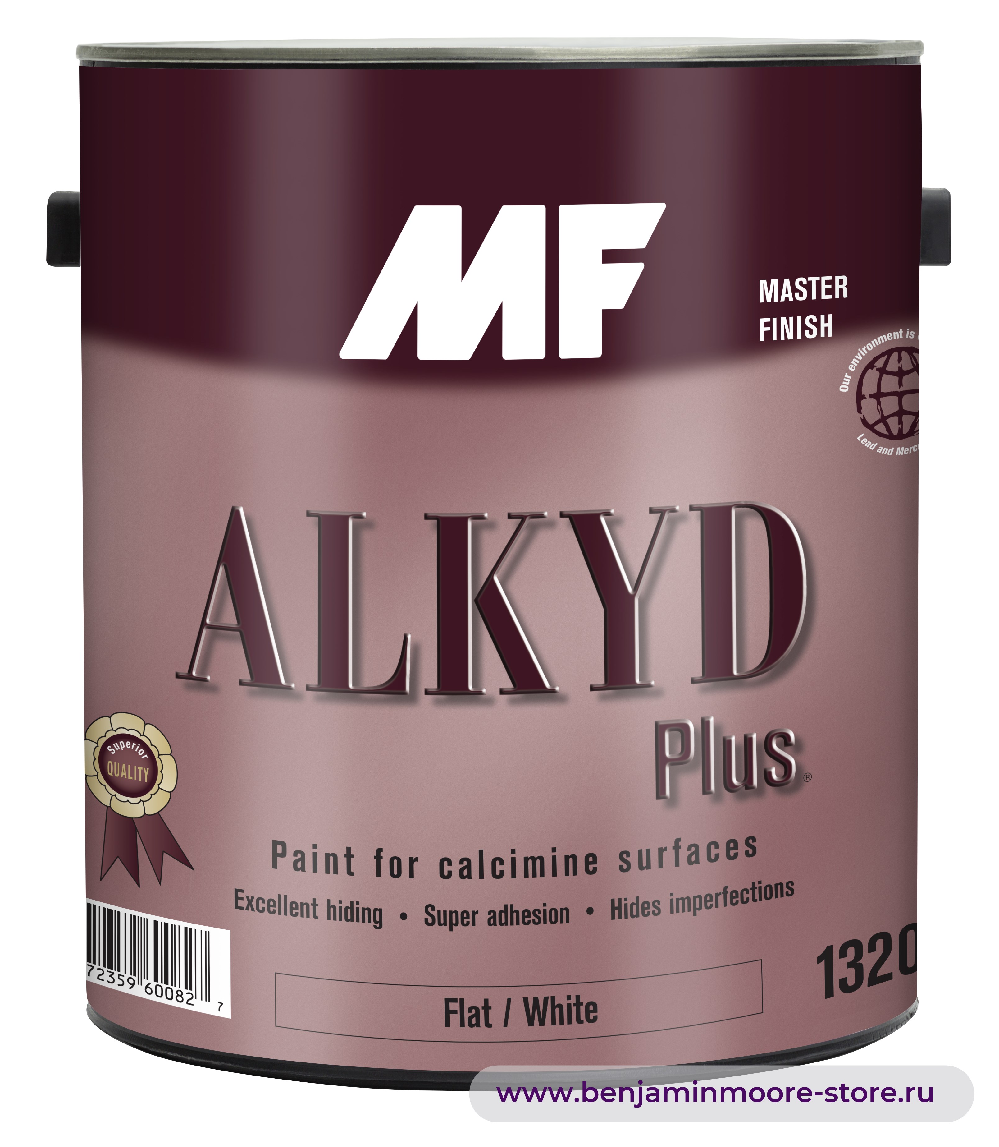 MF Paints Alkyde Plus 1320 Flat глубокоматовая краска для внутренних и наружных работ — фото | www.benjaminmoore-store.ru