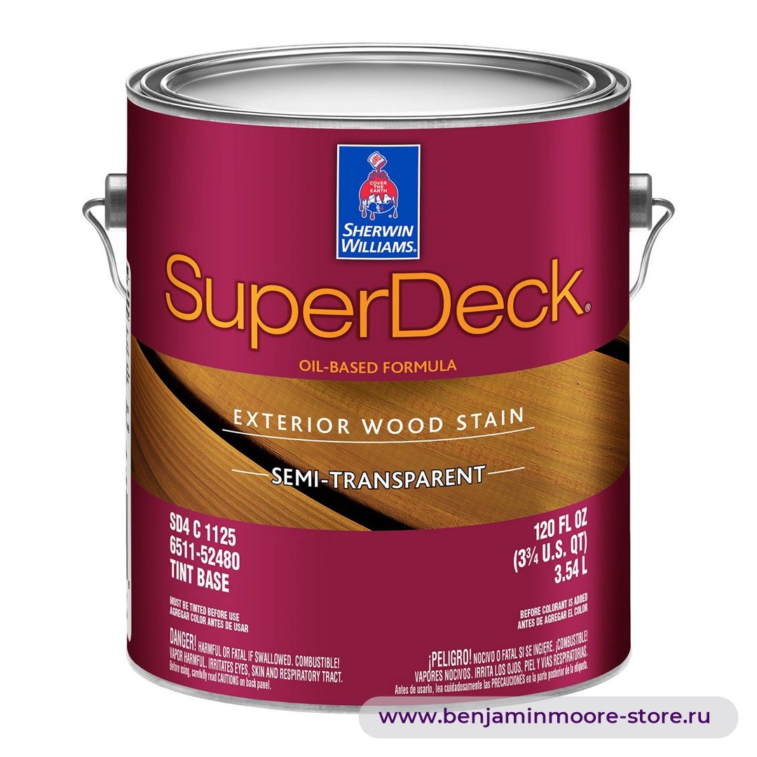 Sherwin-Williams SuperDeck® Oil-Based Semi-Transparent пропитка для наружных работ — фото | www.benjaminmoore-store.ru