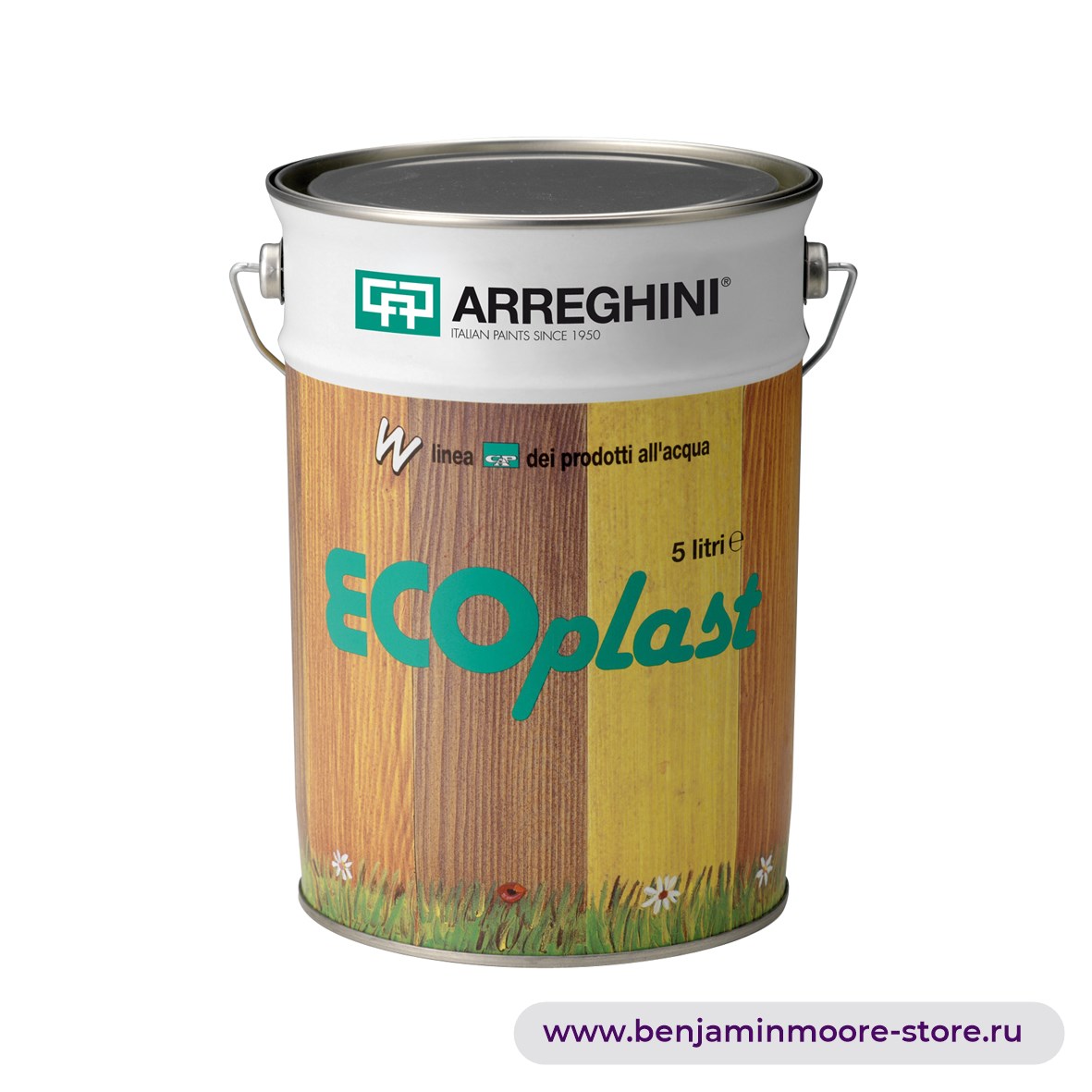 Arreghini Ecoplast 1000 Satinato water-based enamel for wood — фото | www.benjaminmoore-store.ru