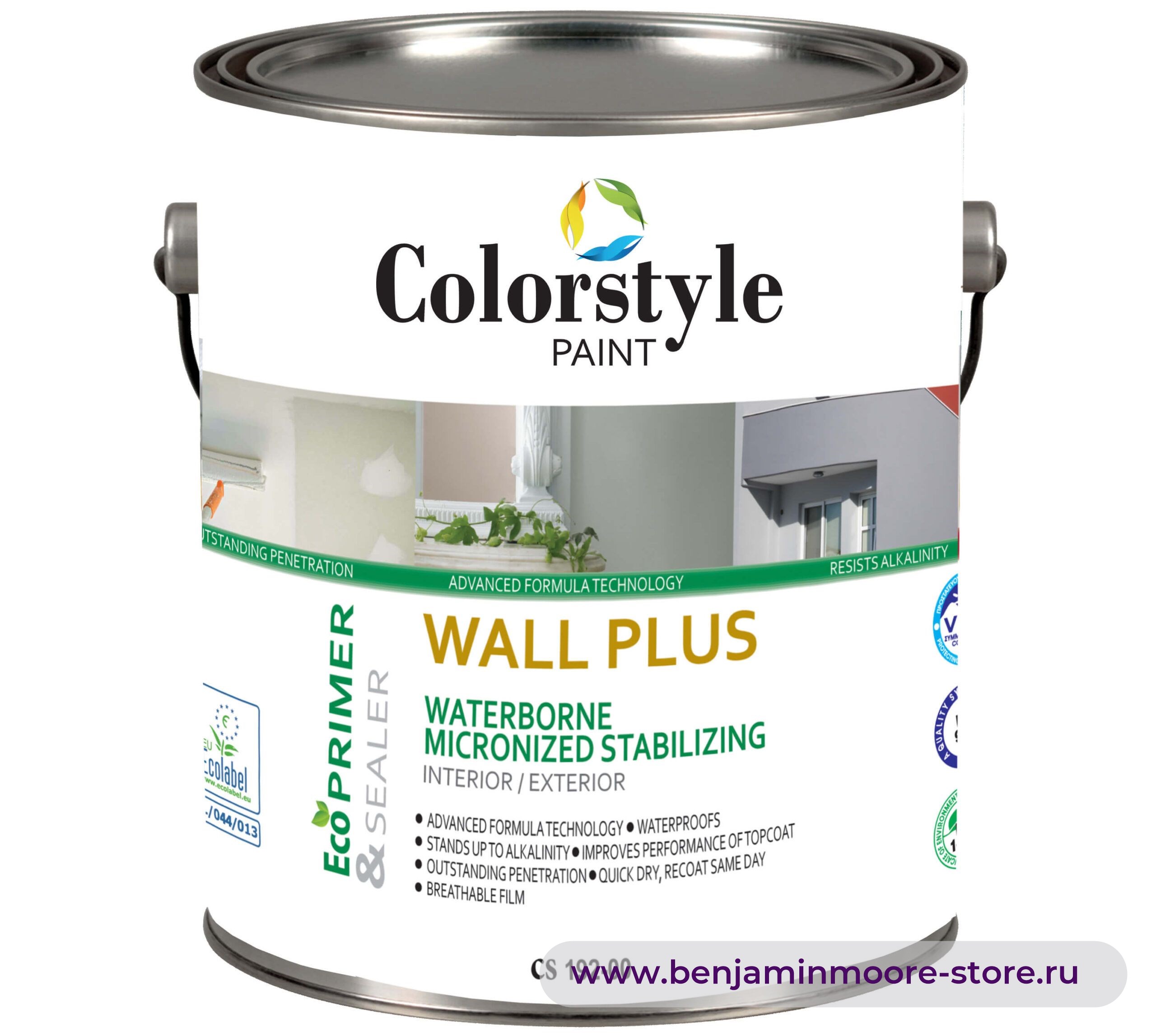 Colorstyle CS 192 Wall Plus Eco Prime грунт для внутренних и наружных работ — фото | www.benjaminmoore-store.ru