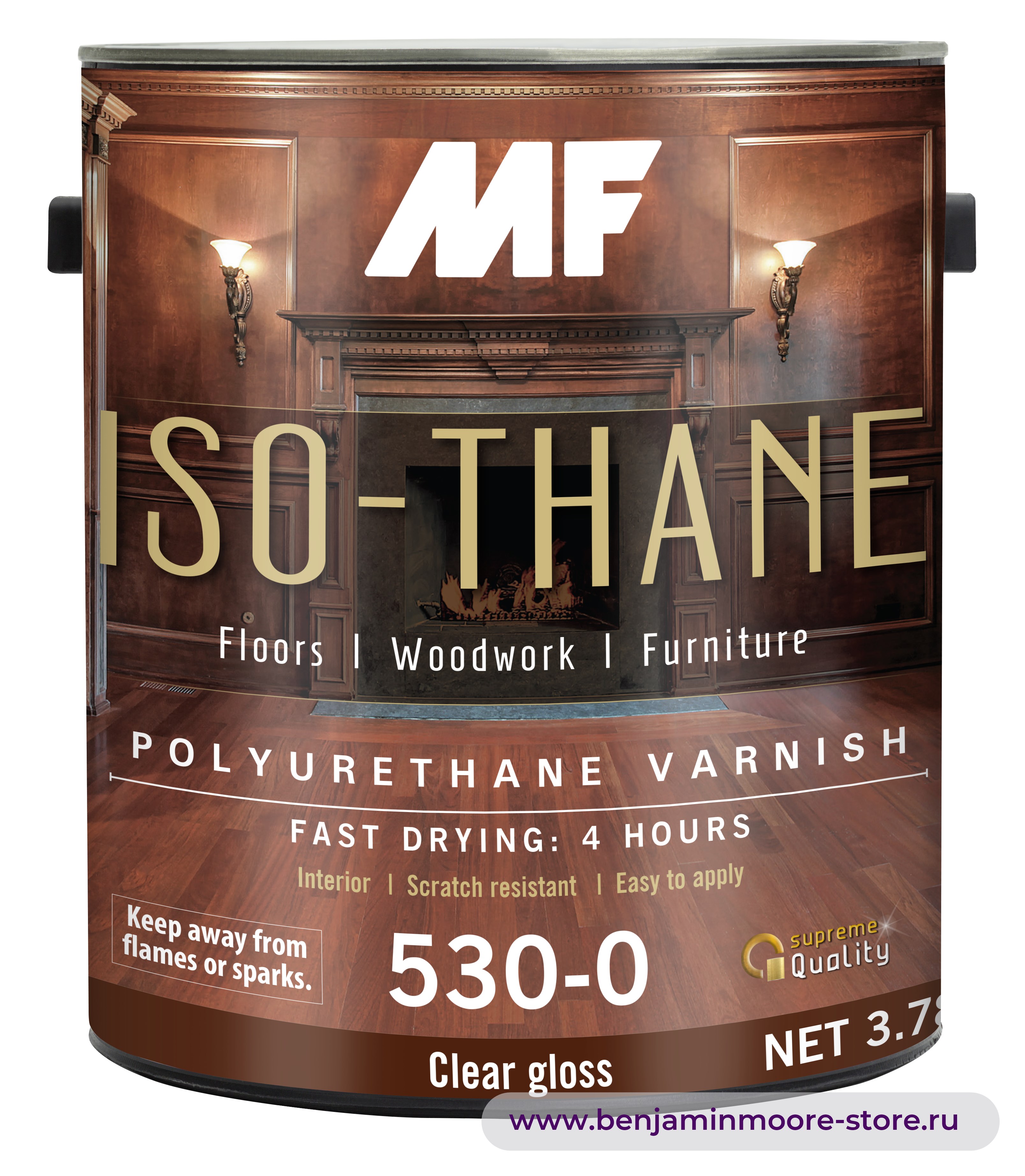 MF Paints Iso-Thane 530 лак для внутренних работ — фото | www.benjaminmoore-store.ru