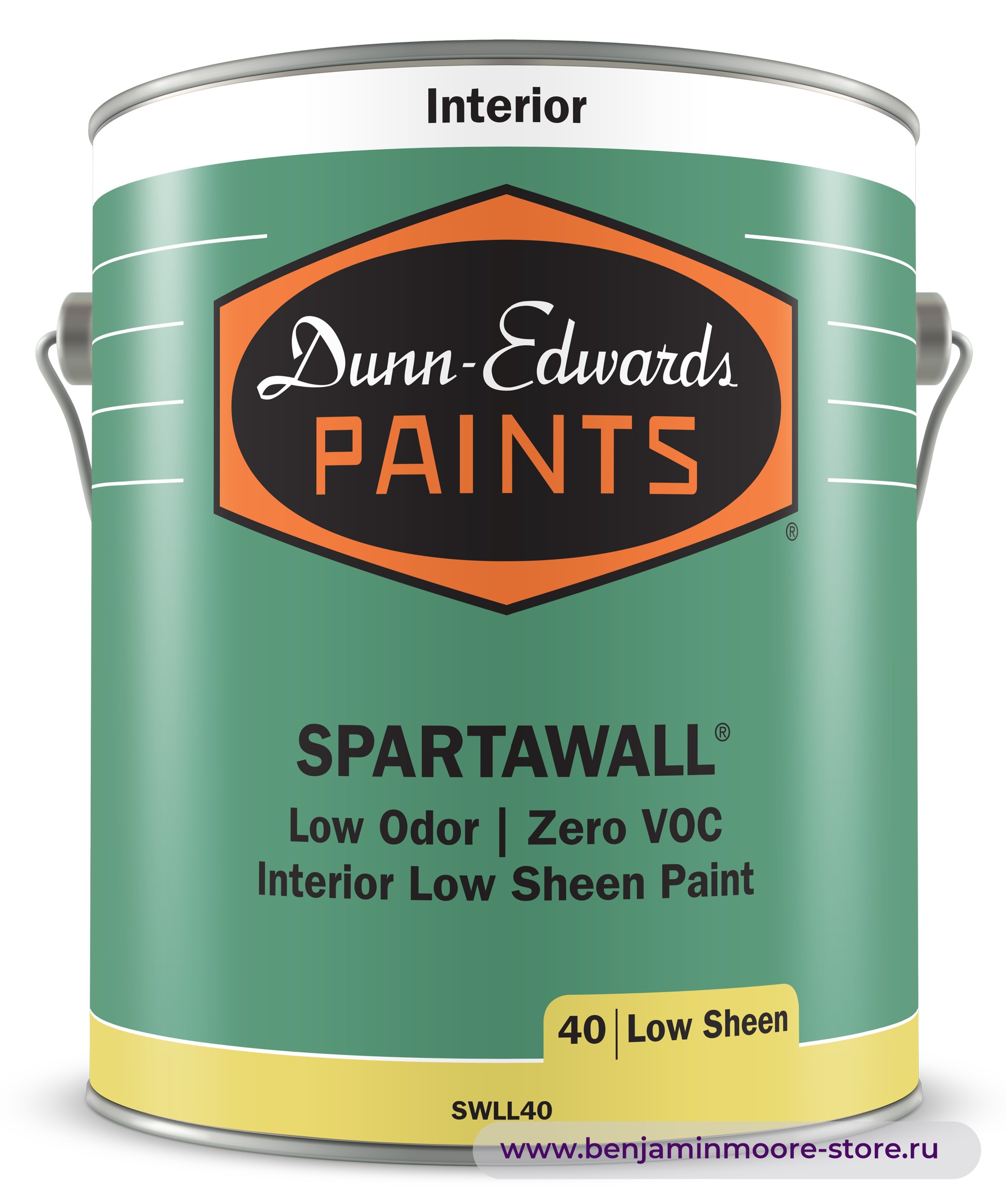 Dunn-Edwards SPARTAWALL® Satin/Low Sheen SWLL40 атласная краска для внутренних работ — фото | www.benjaminmoore-store.ru