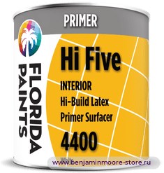 Грунтовка Florida Paints Hi Five Primer Surfacer 4400 / Флорида Пэйнтс Хай Файв Праймер Сёрфейсер 4400 грунт-выравниватель для гипсокартона, для внутренних работ — фото | www.benjaminmoore-store.ru