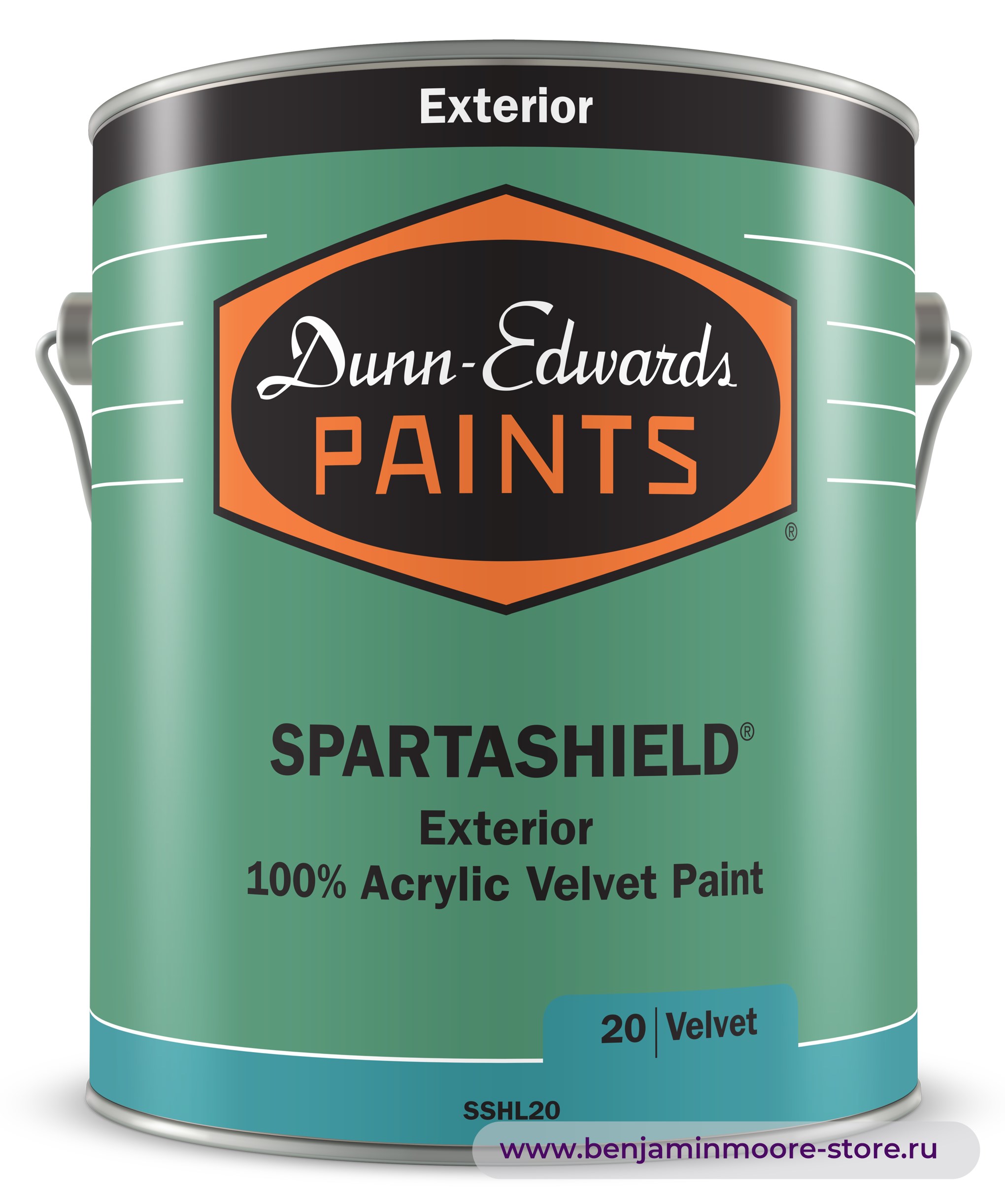 Dunn-Edwards SPARTASHIELD® Velvet SSHL20 бархатистая матовая краска для наружных работ — фото | www.benjaminmoore-store.ru