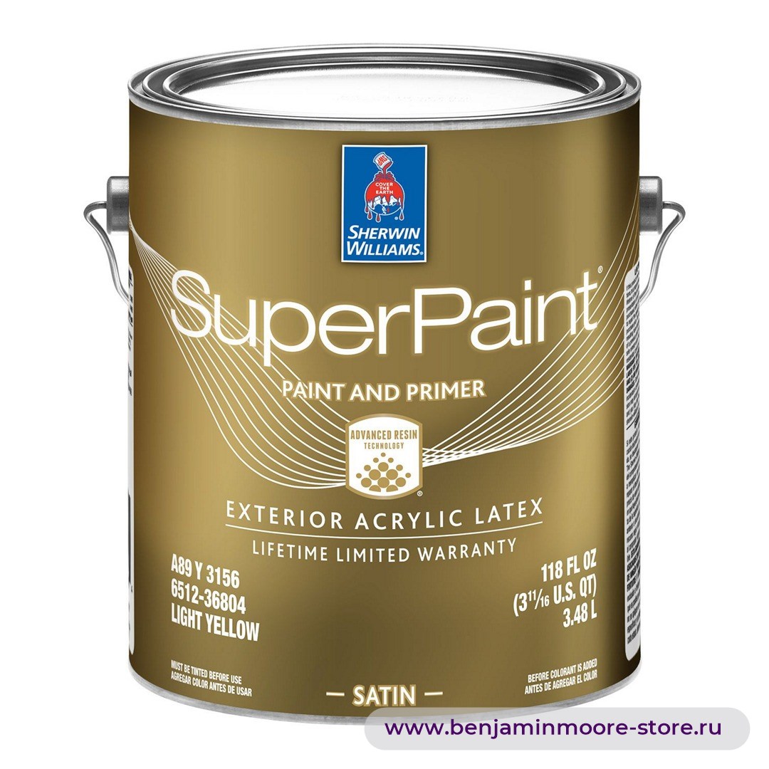 Sherwin-Williams SuperPaint® Exterior Satin атласная краска для наружных работ — фото | www.benjaminmoore-store.ru