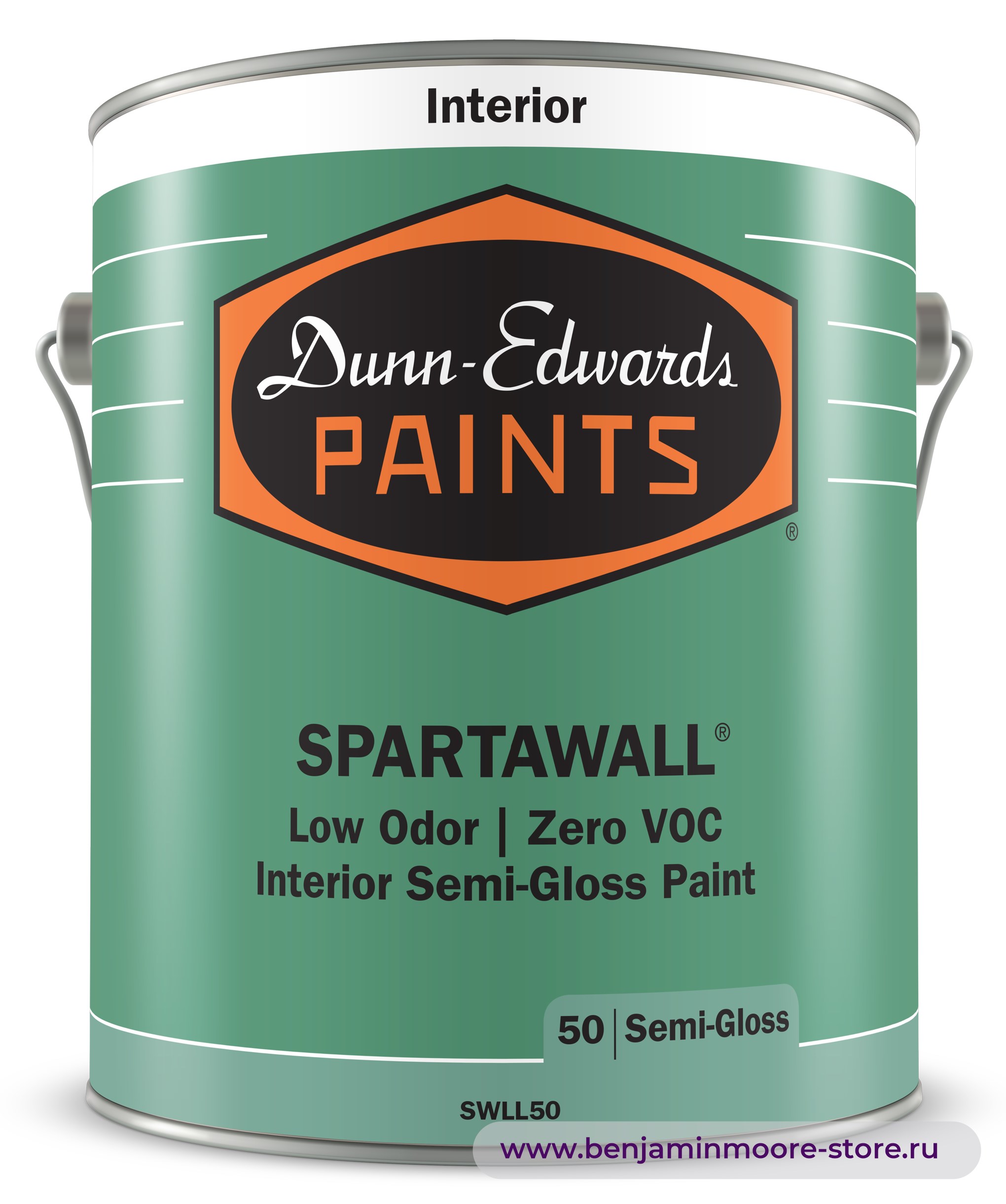 Dunn-Edwards SPARTAWALL® Semi-Gloss SWLL50 полуглянцевая краска для внутренних работ — фото | www.benjaminmoore-store.ru