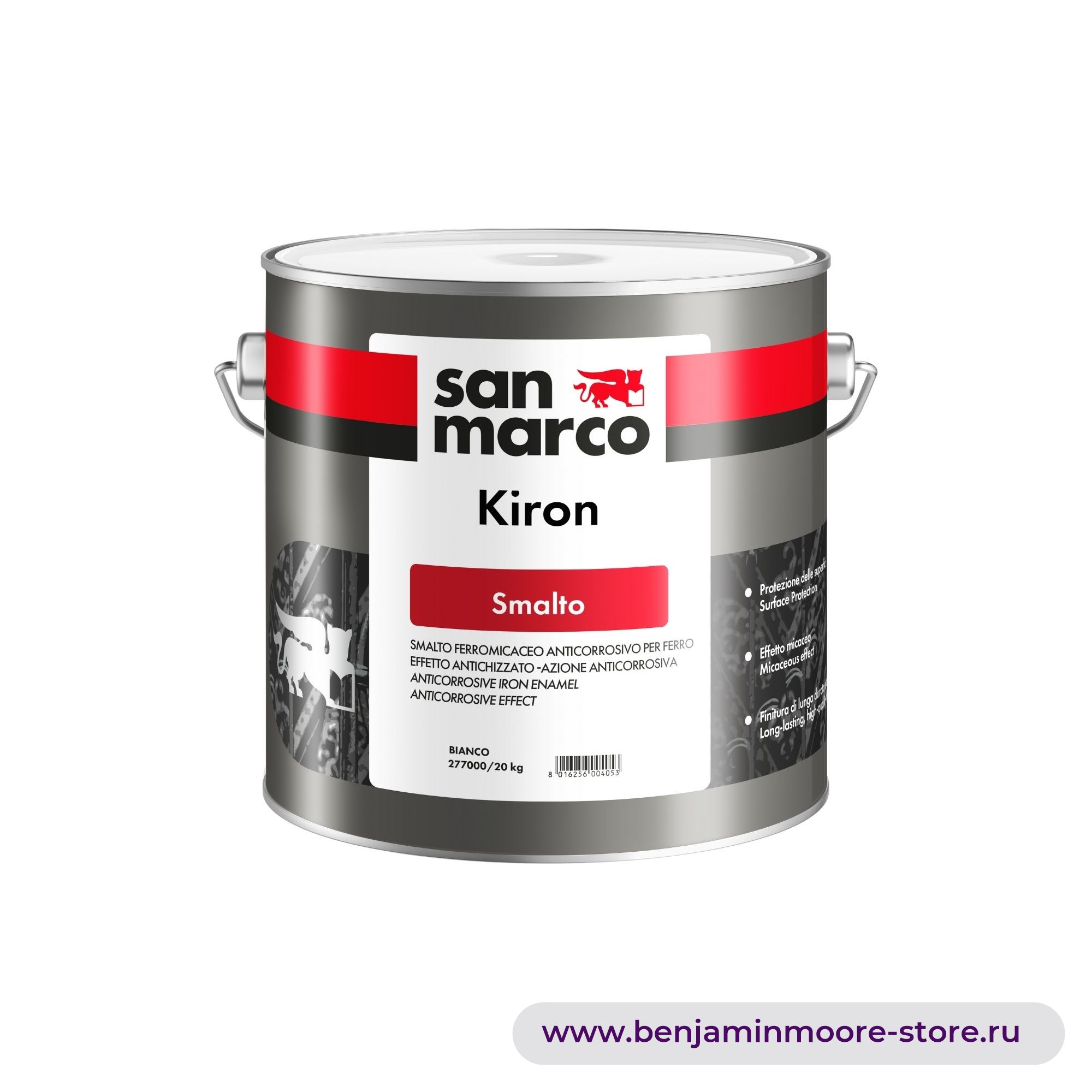 San Marco Kiron антикоррозийная эмаль со слюдистым эффектом — фото | www.benjaminmoore-store.ru