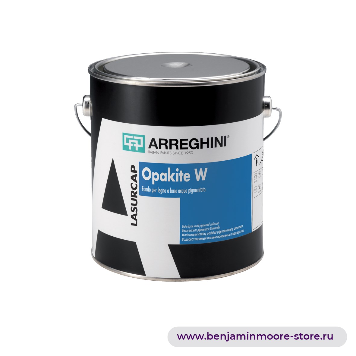 Грунтовка Arreghini Opakite W / Аррегини Опакайт W пигментированная грунтовка по дереву на водной основе — фото | www.benjaminmoore-store.ru