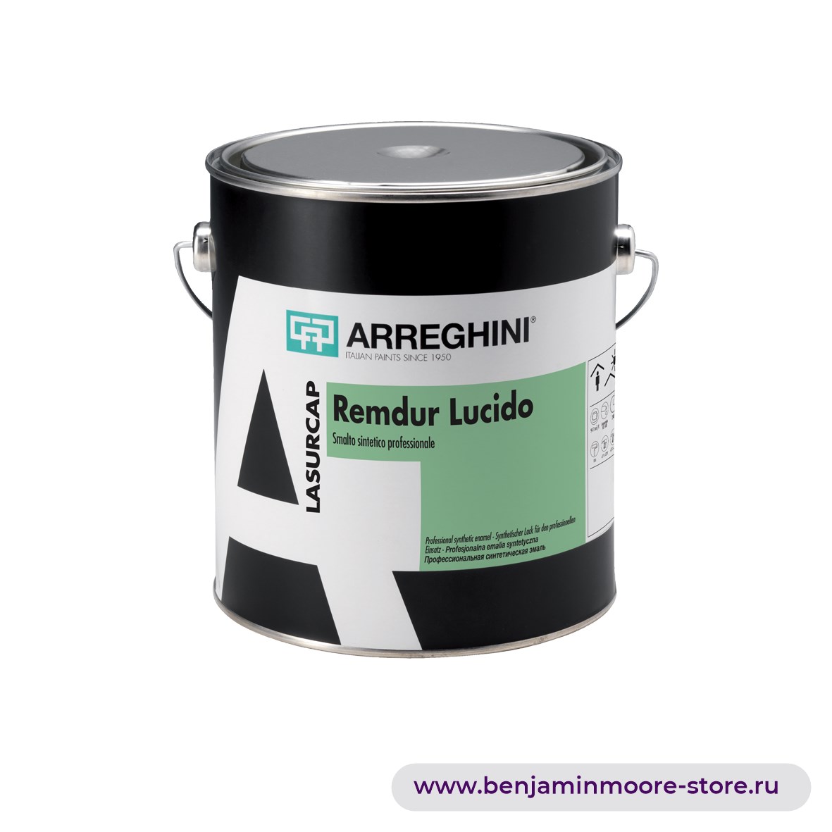 Arreghini Remdur Lucido профессиональная синтетическая эмаль — фото | www.benjaminmoore-store.ru