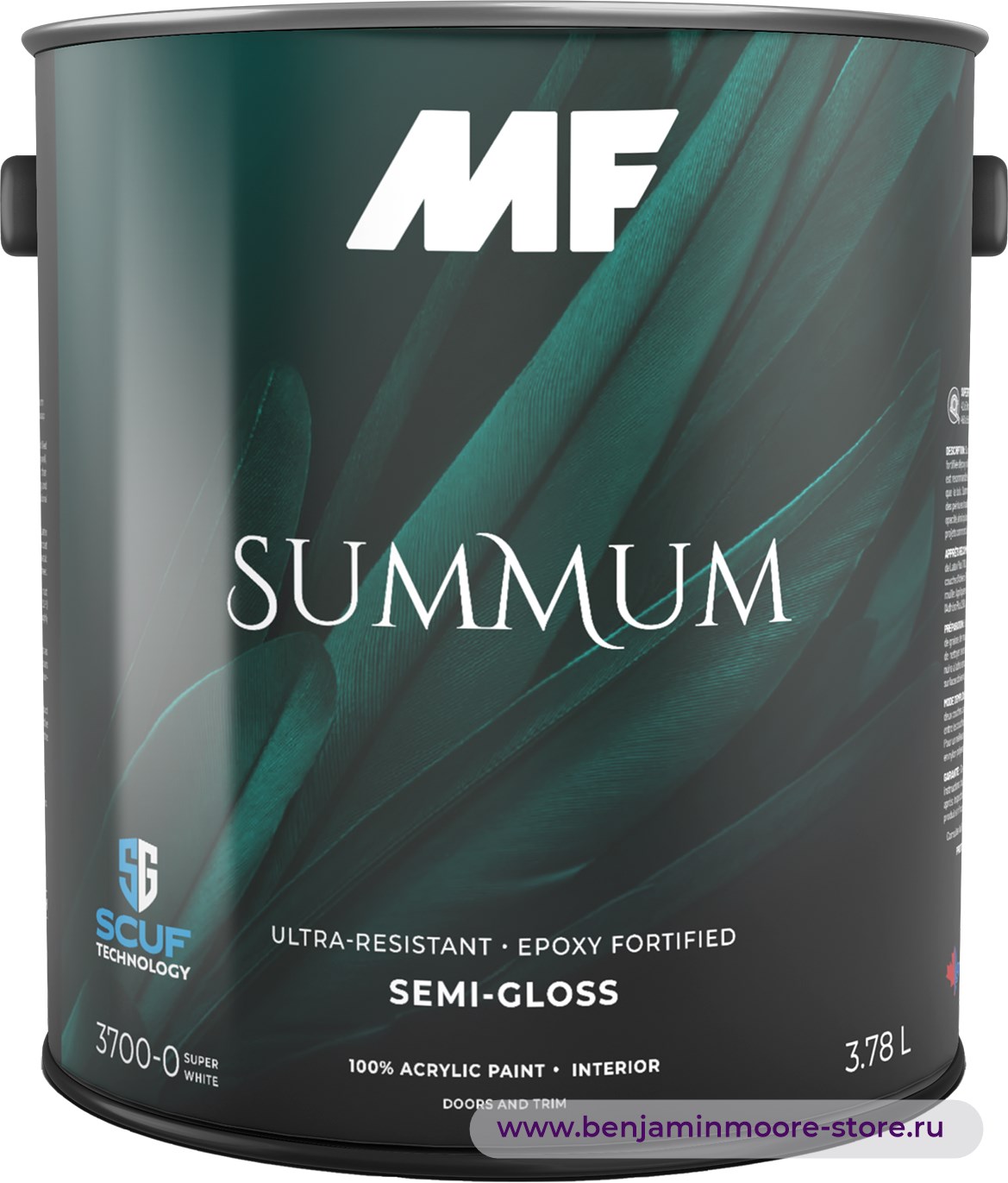 MF Paints Summum 3700 Semi-Gloss полуглянцевая краска для внутренних работ — фото | www.benjaminmoore-store.ru