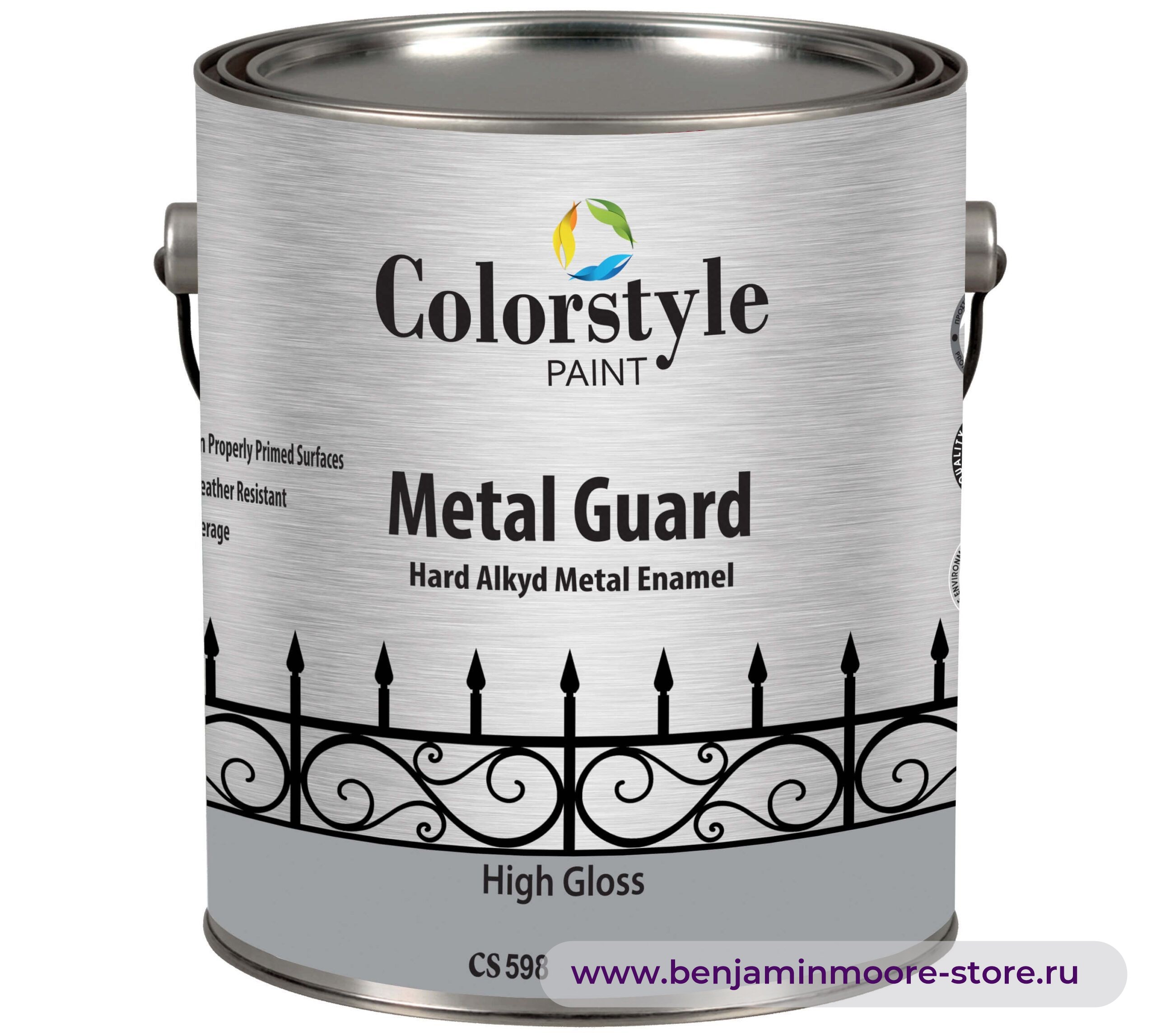Colorstyle CS 598 Metal Guard эмаль для внутренних и наружных работ — фото | www.benjaminmoore-store.ru