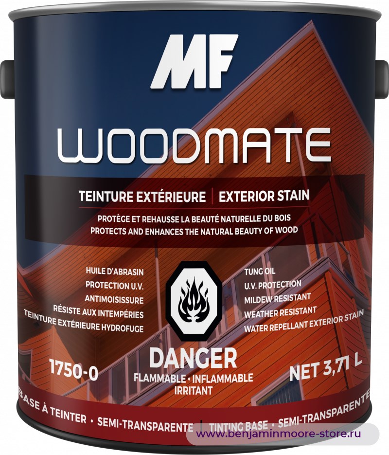 MF Paints Woodmate 1750 пропитка для наружных работ — фото | www.benjaminmoore-store.ru