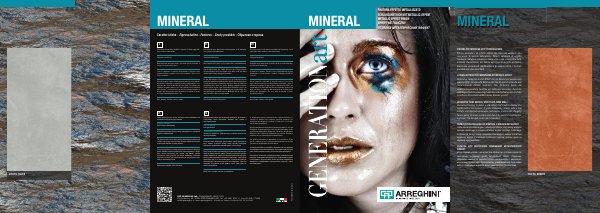 Цветовая карта Mineral — брошюра Arreghini