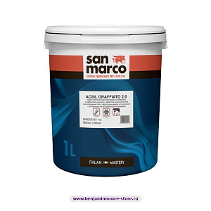 San Marco Acsil Graffiato 2,0 силоксановая фасадная штукатурка «короед» в цвете 054 Farmers Market