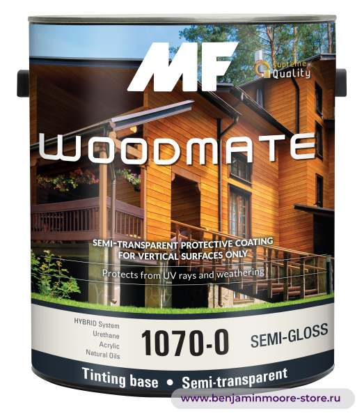 MF Paints Woodmate 1070 пропитка для наружных работ — фото | www.benjaminmoore-store.ru