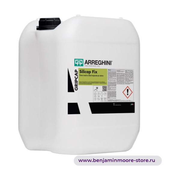 Грунтовка Arreghini Silicap Fix / Аррегини Силикап Фикс прозрачная силикатная грунтовка для наружных работ — фото | www.benjaminmoore-store.ru