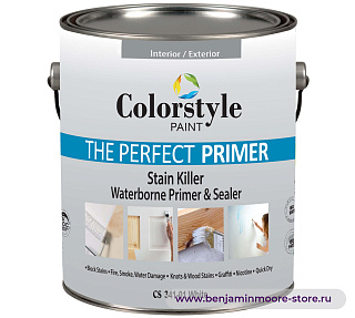 Грунтовка Colorstyle CS 341 The Perfect Primer Stain Killer / Колорстайл CS 341 Зе Перфект Праймер Стейн Киллер пятноблокирующий грунт для внутренних работ