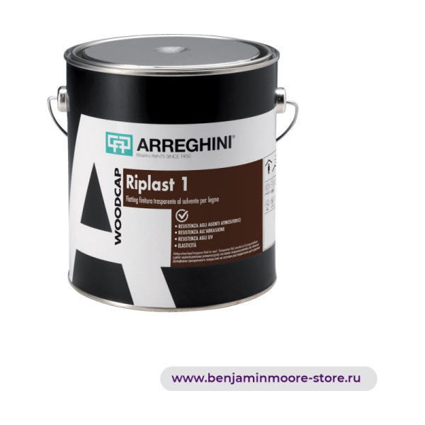 Arreghini Riplast 1 Satin матирующая финишная прозрачная краска на основе растворителя для дерева — фото | www.benjaminmoore-store.ru