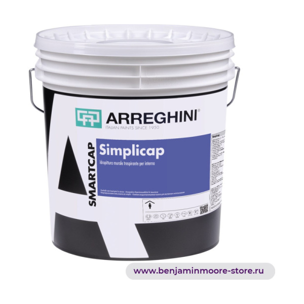 Arreghini Simplicap клеевая воздухопроницаемая краска для внутреннего использования — фото | www.benjaminmoore-store.ru