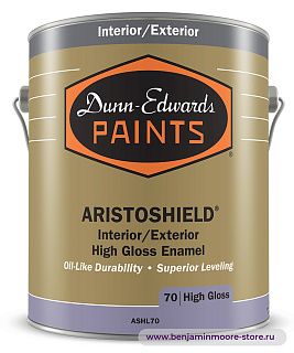 Dunn-Edwards ARISTOSHIELD® High Gloss ASHL70 высокоглянцевая эмаль для внутренних и наружных работ