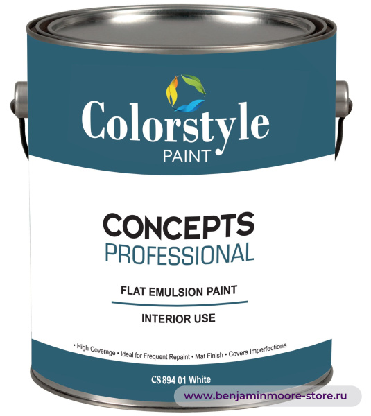 Colorstyle CS 894 Concepts Professional 894 краска для внутренних работ — фото | www.benjaminmoore-store.ru