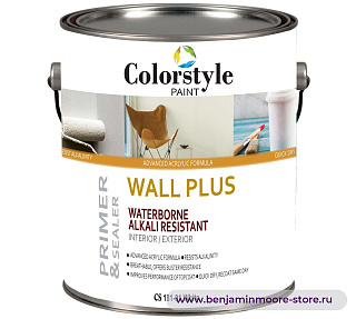 Грунтовка Colorstyle CS 181 Wall Plus Alkali Resistant Primer / Колорстайл CS 181 Вол Плюс Алкали Резистант Праймер щёлочестойкий грунт по бетону и кладке для внутренних и наружных работ