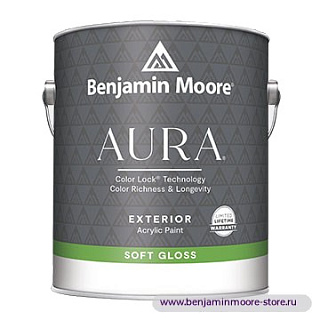 Benjamin Moore 632 Aura® Exterior Paint Semi-Gloss Finish Полуглянцевое  покрытие
