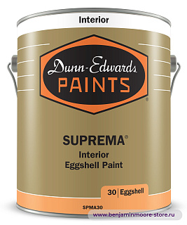Dunn-Edwards SUPREMA® Eggshell SPMA30 краска с блеском «яичная скорлупа» для внутренних работ