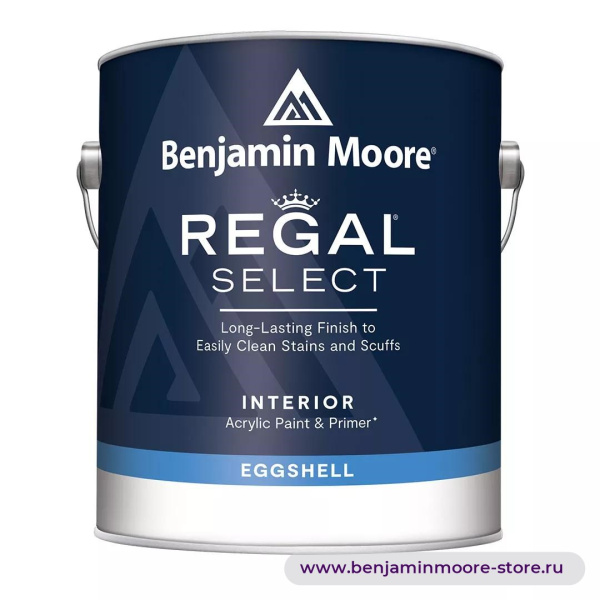 Benjamin Moore 549 Regal® Select Premium Interior Eggshell Finish Краска блеском «яичная скорлупа» — фото | www.benjaminmoore-store.ru