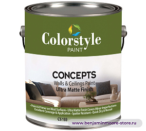 Colorstyle CS 169 Concepts Ultra Matte краска для внутренних работ в цвете OC-136 Celery Salt