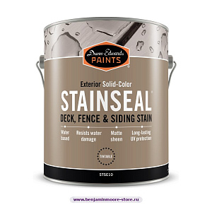 Dunn-Edwards Solid-Color Exterior Deck, Fence & Siding Stain STSE10 кроющая пропитка для террас, заборов и сайдинга в цвете 054 Farmers Market