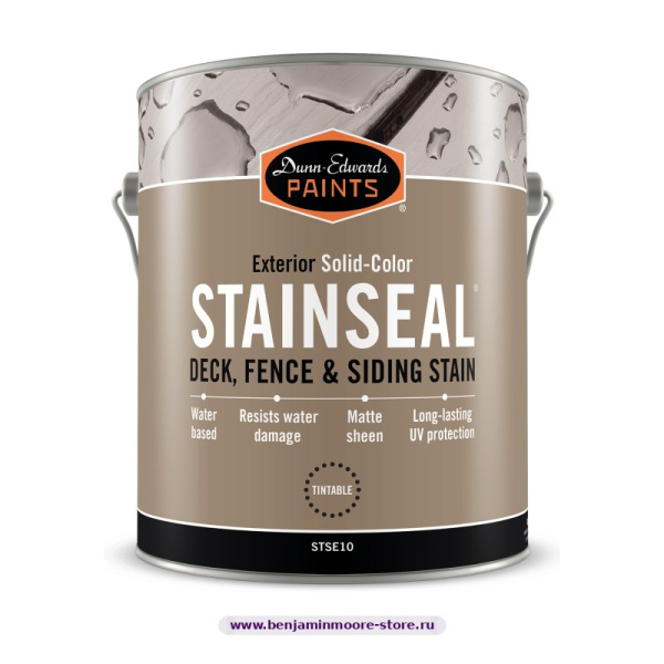 Dunn-Edwards Solid-Color Exterior Deck, Fence & Siding Stain STSE10 кроющая пропитка для террас, заборов и сайдинга — фото | www.benjaminmoore-store.ru