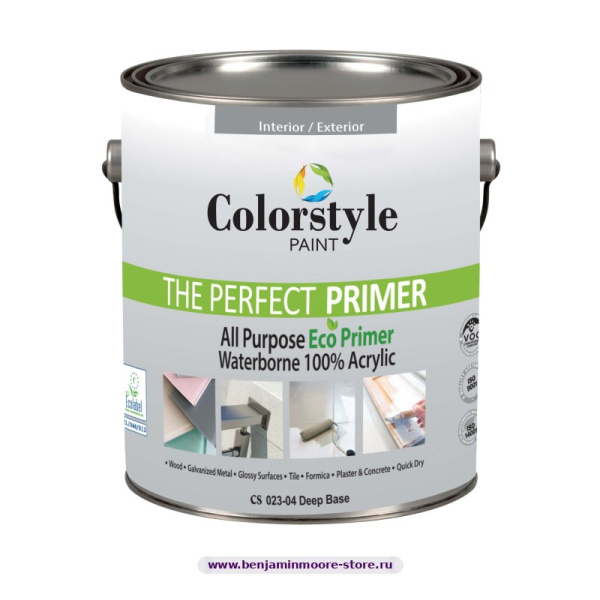 Грунтовка Colorstyle CS 023 The Perfect Primer / Колорстайл CS 023 Зе Перфект Праймер универсальная акриловая грунтовка — фото | www.benjaminmoore-store.ru