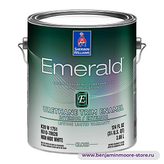 Sherwin-Williams Emerald® Urethane Trim Enamel Gloss глянцевая эмаль для внутренних и наружных работ