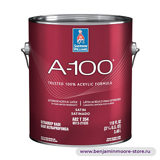 Sherwin-Williams A-100® Exterior Satin атласная краска для наружных работ