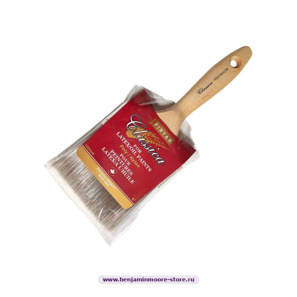 Малярная кисть Pintar P3100 полиэстер, 100 мм, ворс 89 мм — фото | www.benjaminmoore-store.ru