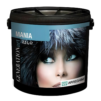 Декоративная краска Arreghini Mania Perla / Аррегини Мания Изящная матовая декоративная краска  для 