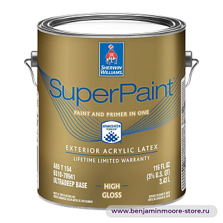 Sherwin-Williams SuperPaint® Exterior High Gloss высокоглянцевая краска для наружных работ