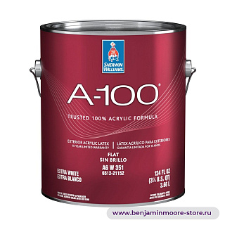 Sherwin-Williams A-100® Exterior Flat глубокоматовая краска для наружных работ