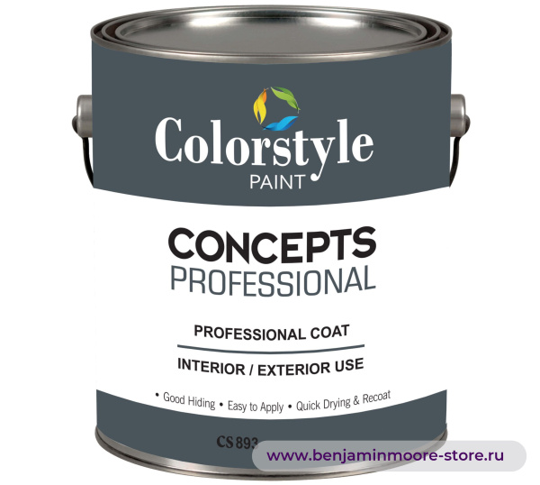 Colorstyle CS 893 Concepts Professional Coat краска для внутренних и наружных работ — фото | www.benjaminmoore-store.ru